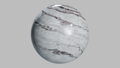 Hush Marble in white with black and grey veining by Joseph Arzuaga of BRONXHILL